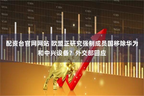 配资台官网网站 欧盟正研究强制成员国移除华为和中兴设备？外交部回应